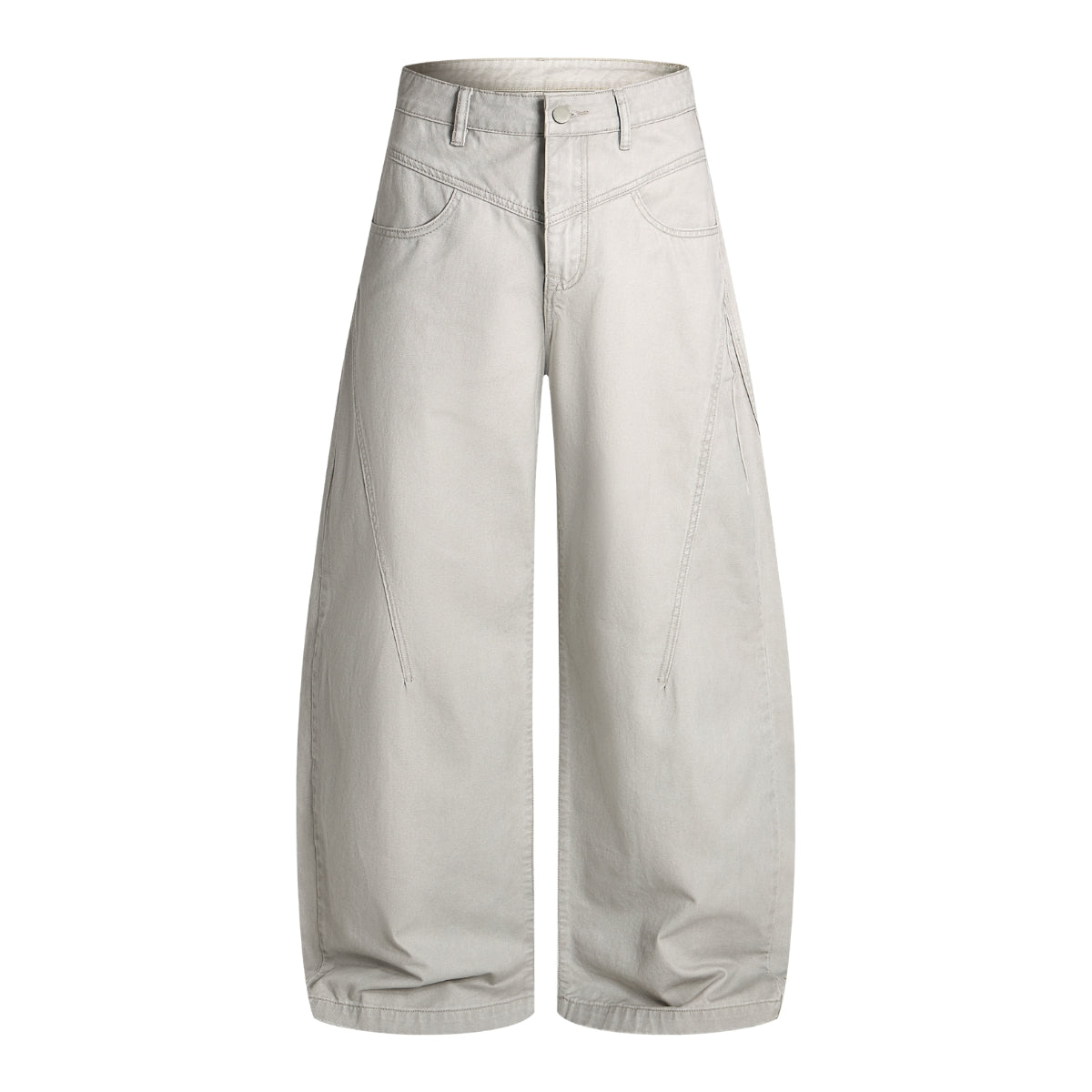 Retro Curved-Leg Relaxed Fit Cargo Pants