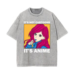 It's Not Cartoons Graphic Washed Tee-INNBLAC Fashion Apparel