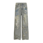 Smoke Rise Heavy Ripped Vintage Washed Jeans