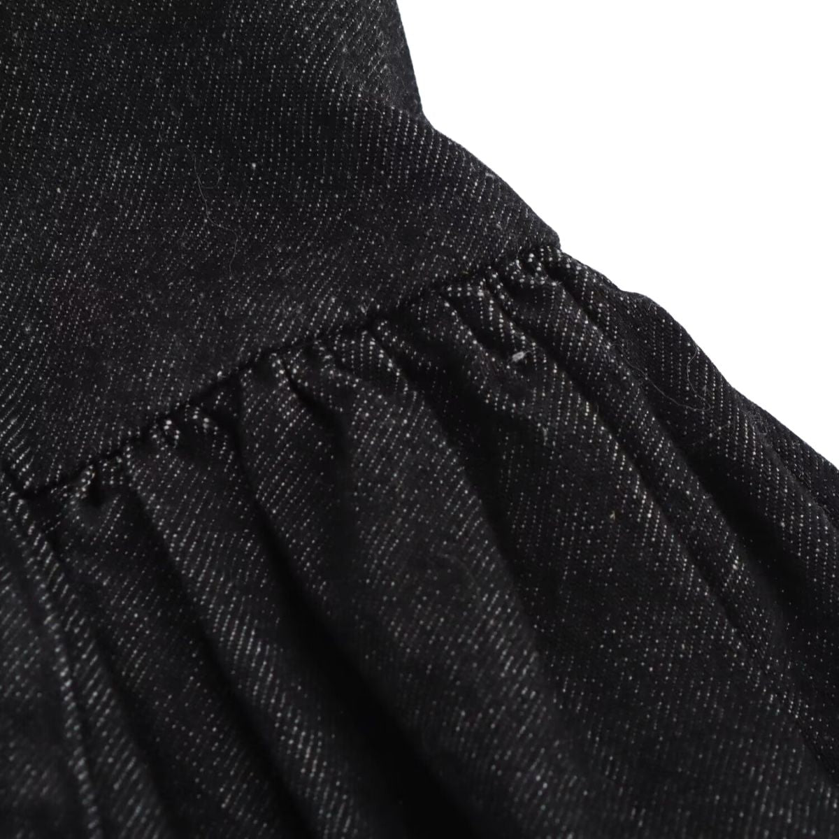 Black Sleeveless High-Neck Ruffled Mini Dress