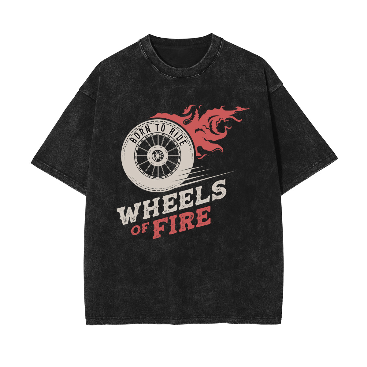 Wheels Of Fire Graphic Tee-INNBLAC Fashion Apparel