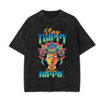 Stay Trippy Little Hippie Graphic Tee-INNBLAC Fashion Apparel