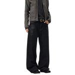 Vintage Black Straight Leg Jeans