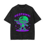 Respawn Gaming Stone Wash Graphic Tee-INNBLAC Fashion Apparel