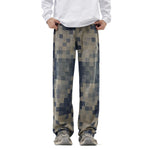 Pixel Art Baggy Jeans-INNBLAC Fashion Apparel