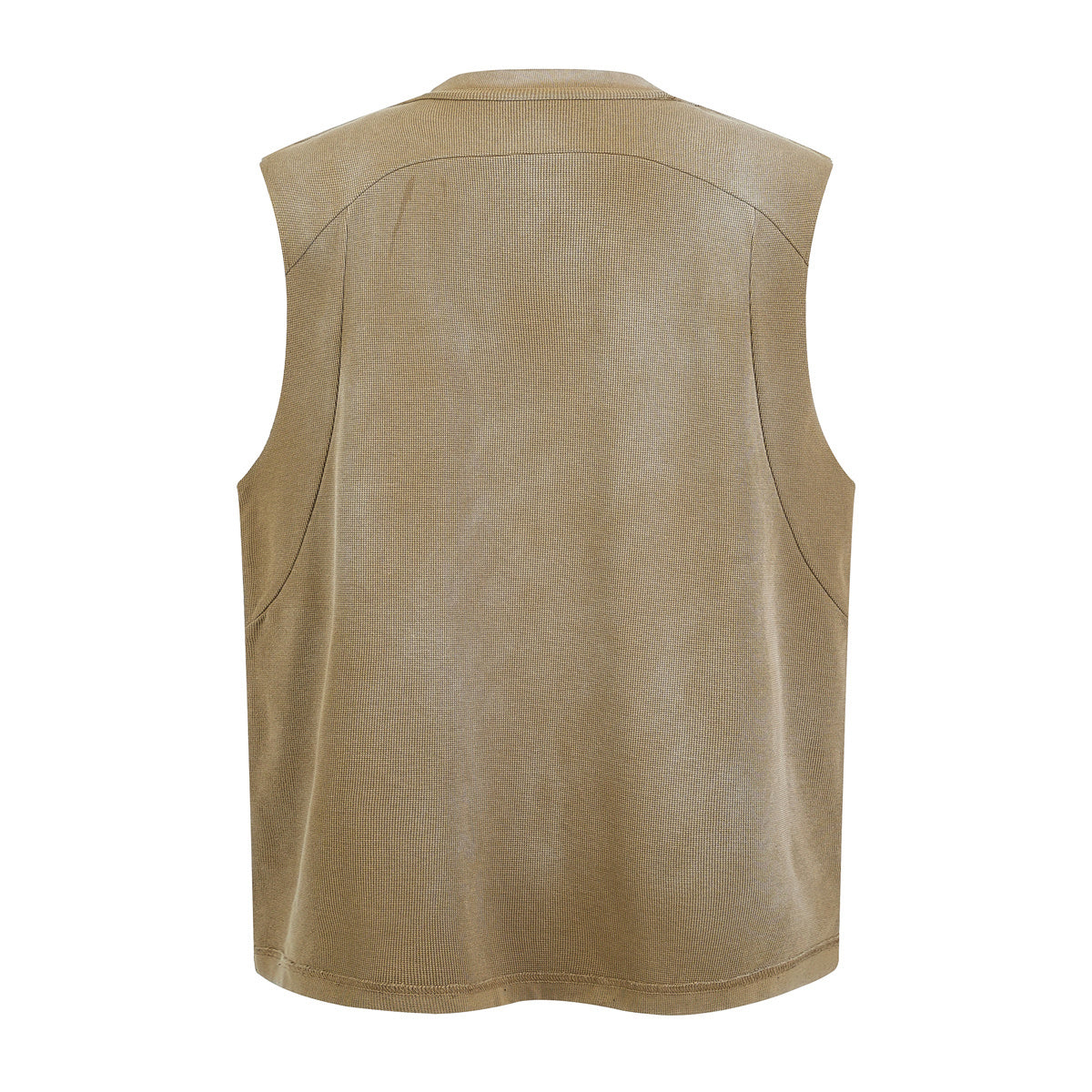 Chest Pocket Knit Sleeveless Relaxed Fit Muscle Tank