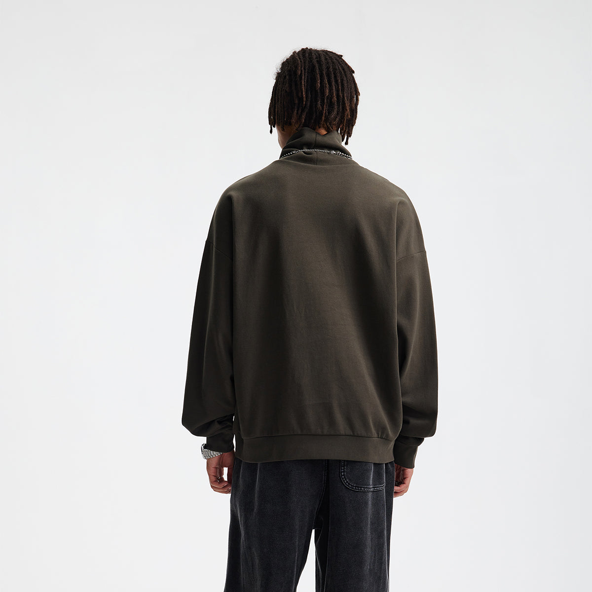 Soft Oversized Turtleneck Cozy Comfort Sweatshirt