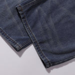 Front Pocket Embroidered Washed Wide Leg Jeans