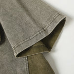 Streetwear Inspired Color Blocked Washed Casual Cotton Tee