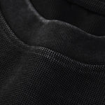 340G Vintage Wash Waffle Knit Relaxed Fit T-Shirt