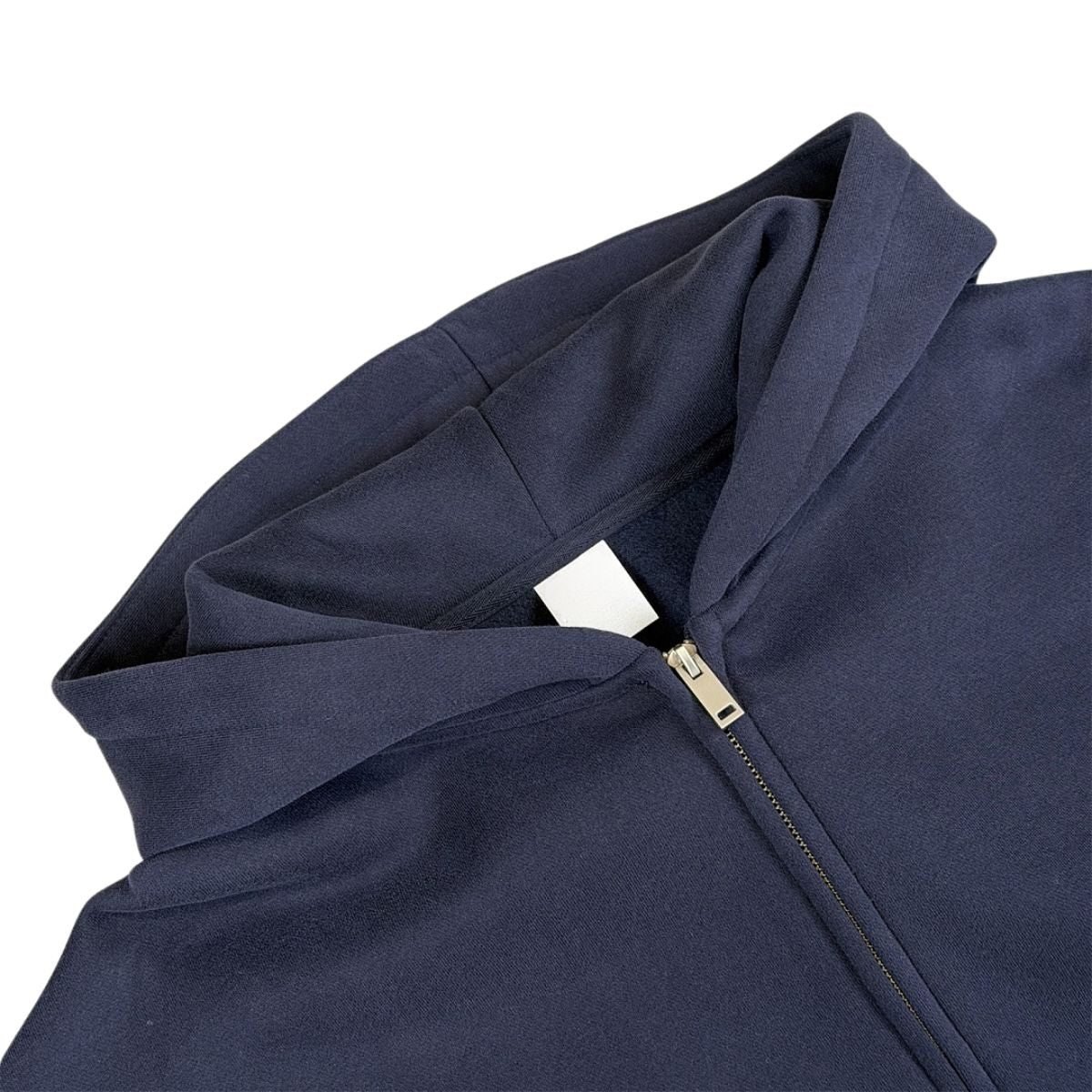 Boxy Cropped 340G Thermal Fleece Zip Hoodie