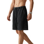 Men’s Vintage Wash Loose Fit Snowflake Waffle Shorts