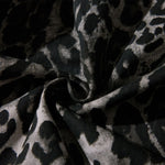 Leopard Print Drawstring Wide-Leg Graphic Pants