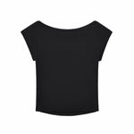 Solid Slim Fit Cropped Hot Girl Tee