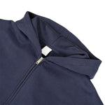Boxy Cropped 340G Thermal Fleece Zip Hoodie
