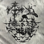 Heavyweight Gothic Graphic Raw-Edge Tee