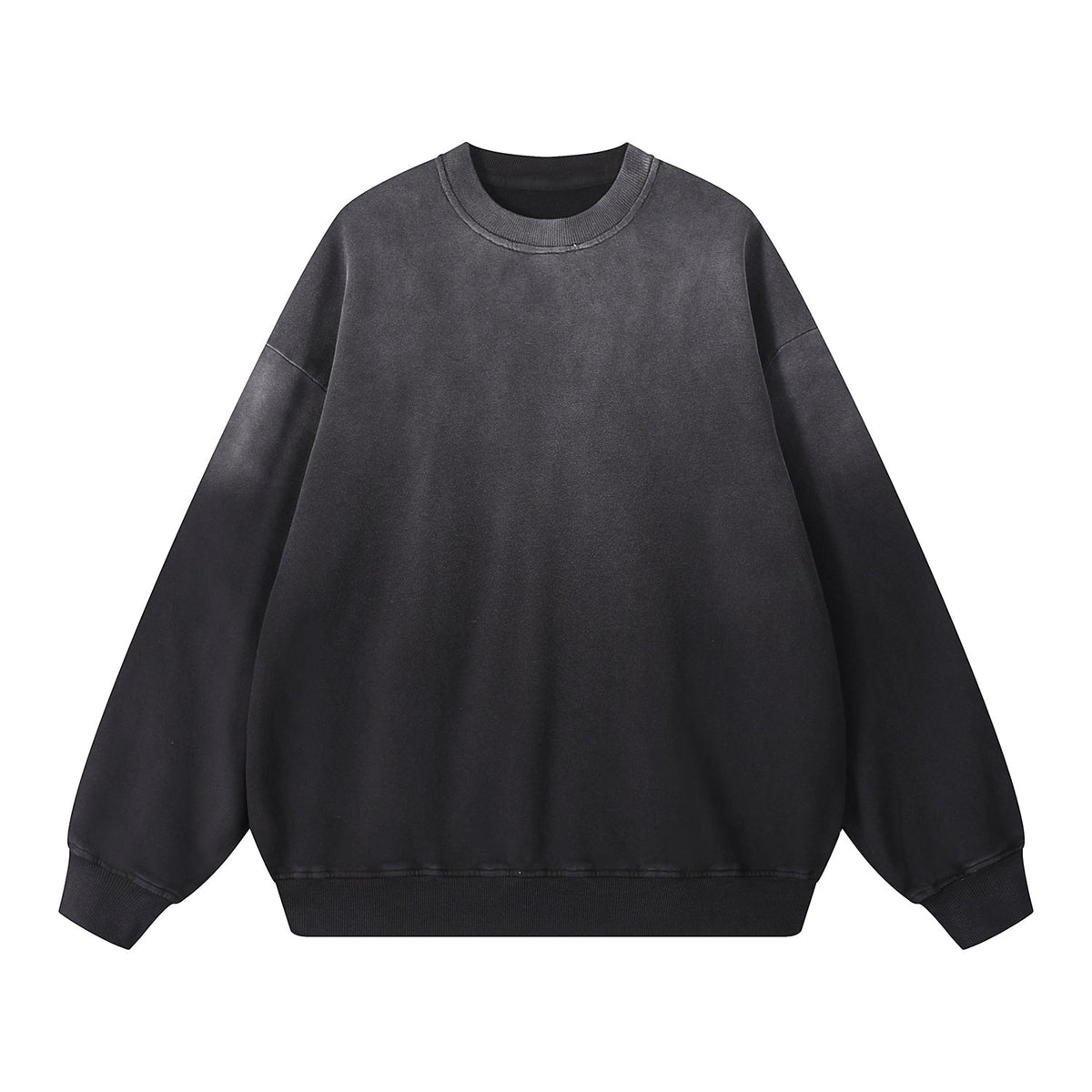 Men's Relaxed Washed Gradient Sweatshirt-INNBLAC Fashion Apparel