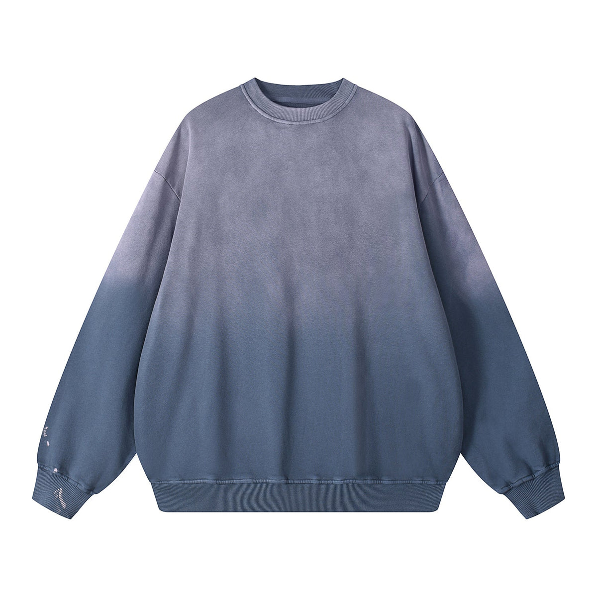 Men's Relaxed Washed Gradient Sweatshirt-INNBLAC Fashion Apparel