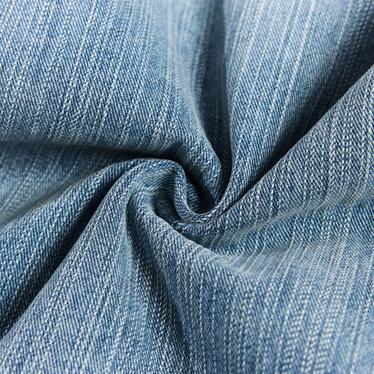 Vintage Slub Embroidered Curved Blade Relaxed Jeans