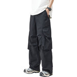 Men's Solid Color Parachute Pants-INNBLAC Fashion Apparel