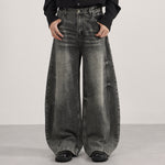Distressed Vintage Scimitar Jeans