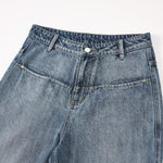 Vintage Washed High Waist Boyfriend Loose Jeans