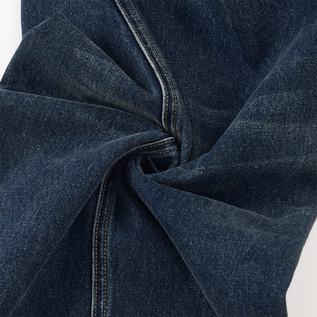 Retro Patchwork Curved Blade Denim Jeans