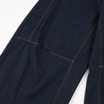 Knife Cut Patchwork High Waist Wide Leg Jeans