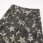 Star Print Oversized Cargo Pants