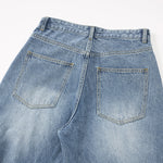 Comfort Fit Light Blue Wide Leg Everyday Jeans