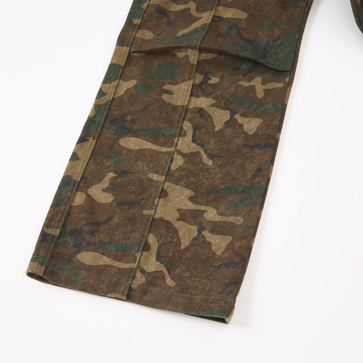 Casual Comfort Utility Camouflage Cargo Pants