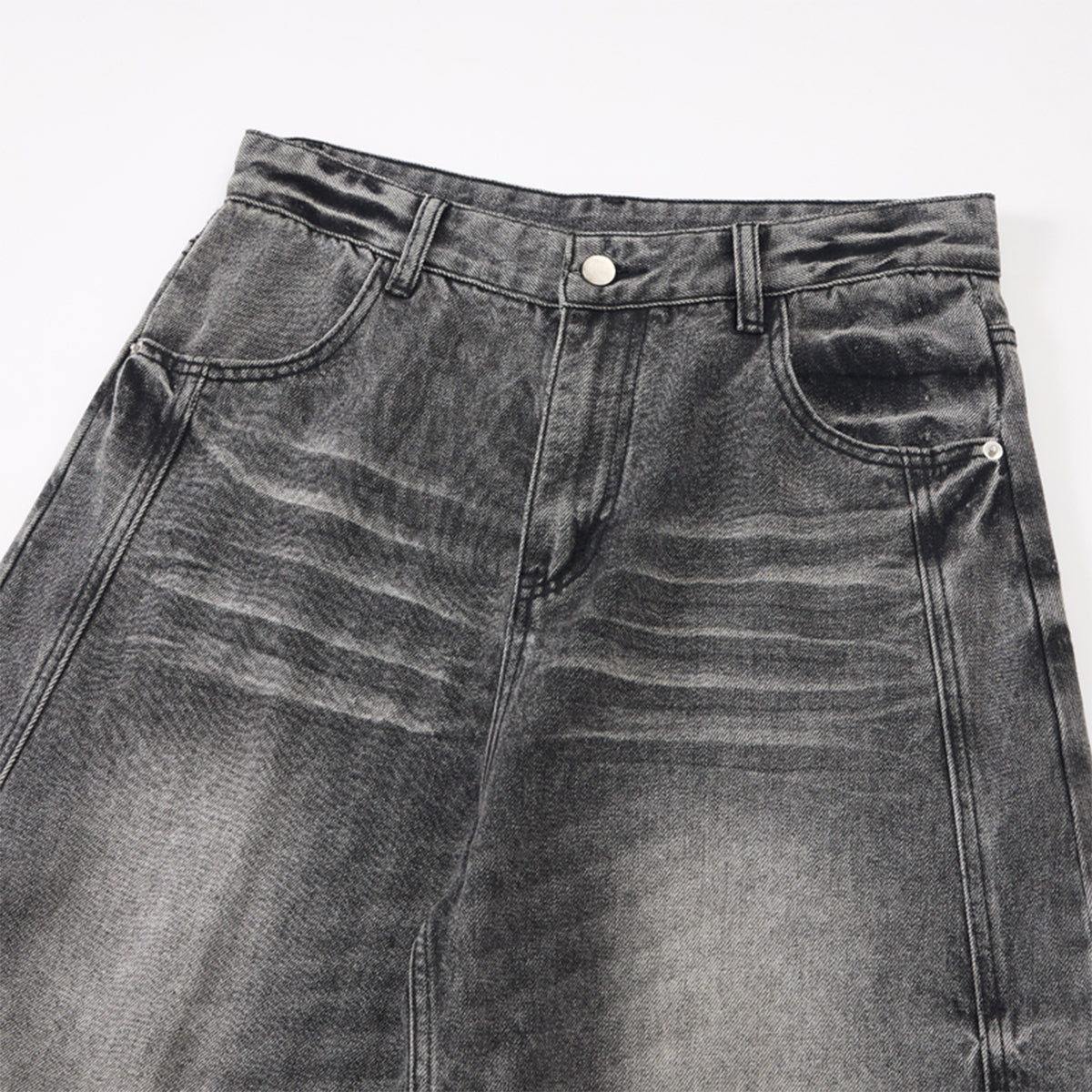 Distressed Vintage Scimitar Jeans
