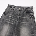 Distressed Vintage Scimitar Jeans