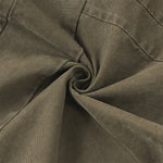 Curved Blade Wide Leg Patchwork Casual Pants