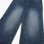 Light Wash High Waist Relaxed Wide Leg Jeans