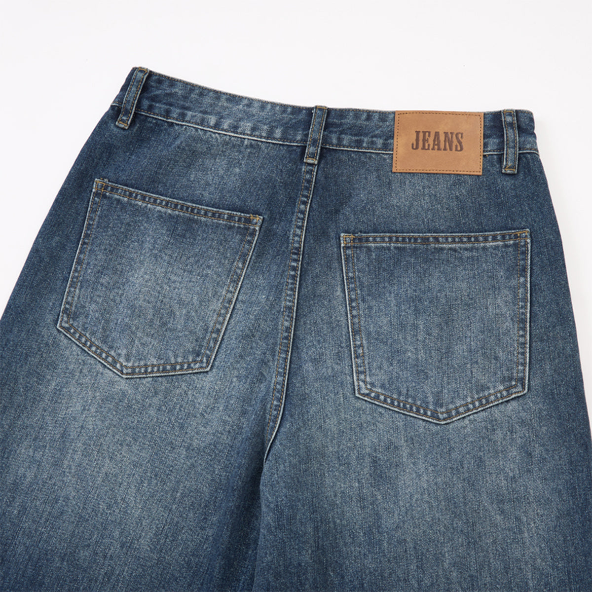 Light Wash High Waist Relaxed Wide Leg Jeans