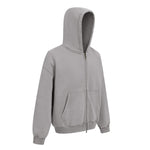 Vintage Oversized Full Zip Kangaroo Pocket Hoodie