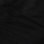 Slim Fit Solid Black Flared Denim Pants