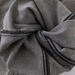 Paint Splatter Panel Stitching Barrel-Leg Jeans