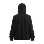 Unisex Full-Zip Fleece Layered Hood Hoodie