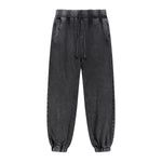 Acid Washed Cotton Baggy Joggers