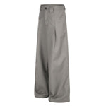 Quiet Luxury Pleated Straight-Leg Trousers