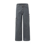 Relaxed Fit Cargo Pants-INNBLAC Fashion Apparel