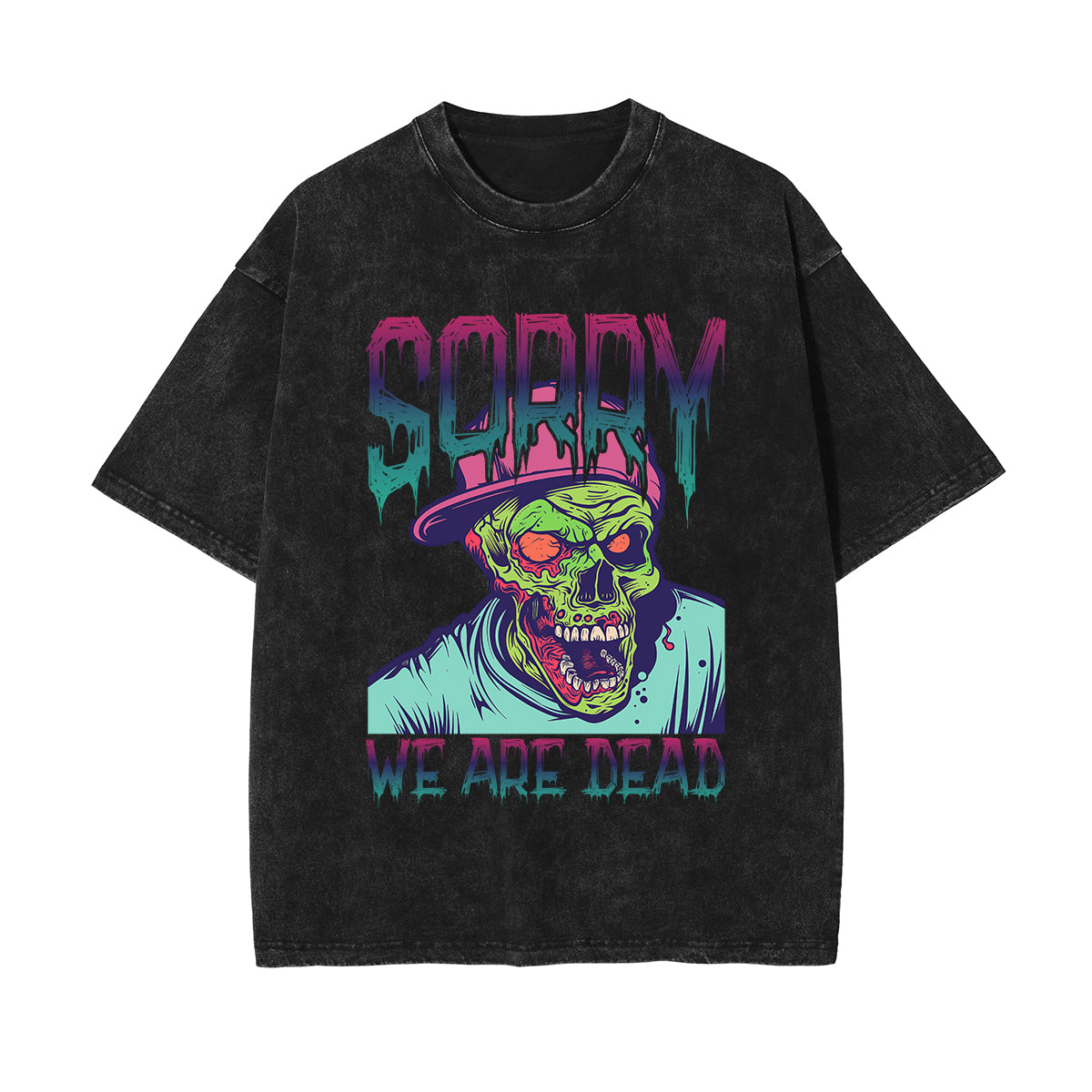 Sorry We Are Dead Graphic Tee-INNBLAC Fashion Apparel