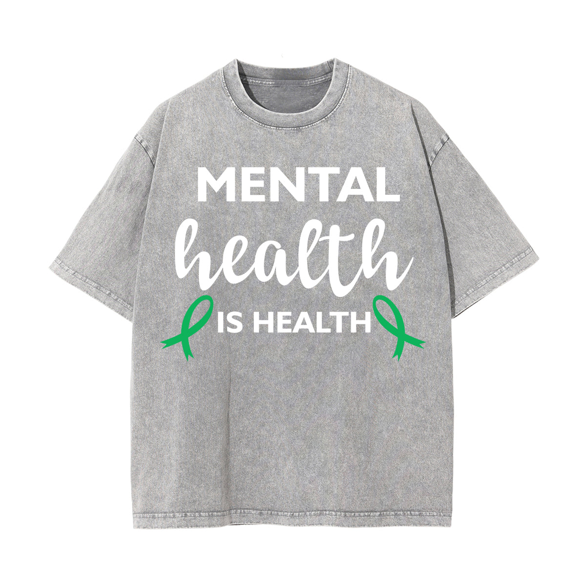 Mental Health Is Health Washed Tee-INNBLAC Fashion Apparel