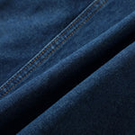 Button-Front Boxy Denim Vest