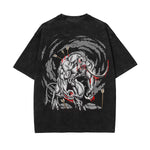 The Wounded Beast Graphic Washed Tee-INNBLAC Fashion Apparel