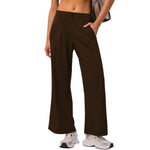 Women's Double Pleat Wide-Leg Trousers