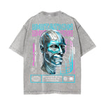 lmitation Streetwear Chrome Style Graphic Tee-INNBLAC Fashion Apparel