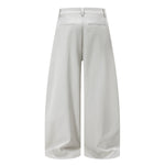 Minimalist Wide-Leg Pleated Pants